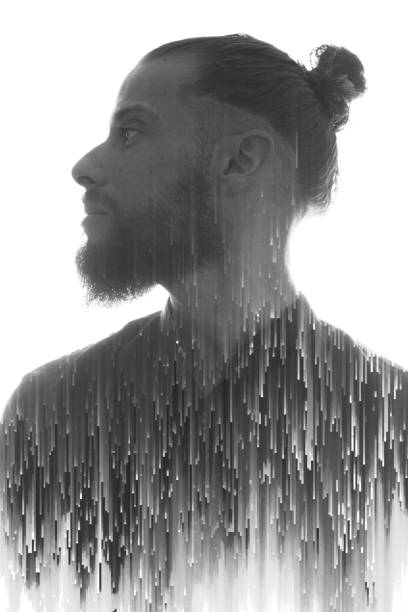 istock A portrait combined with a digital illustration 1217010915