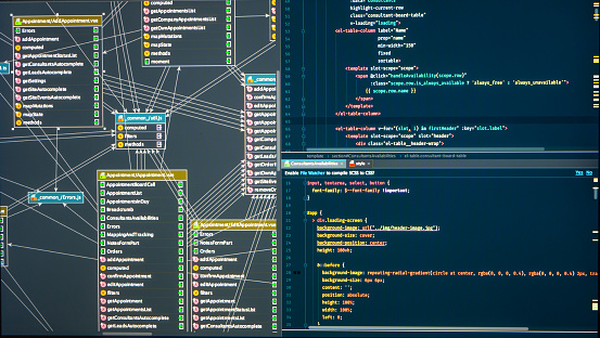 Relational Database Web Maker Relational Database Table For Web App Technology Background Backend ...