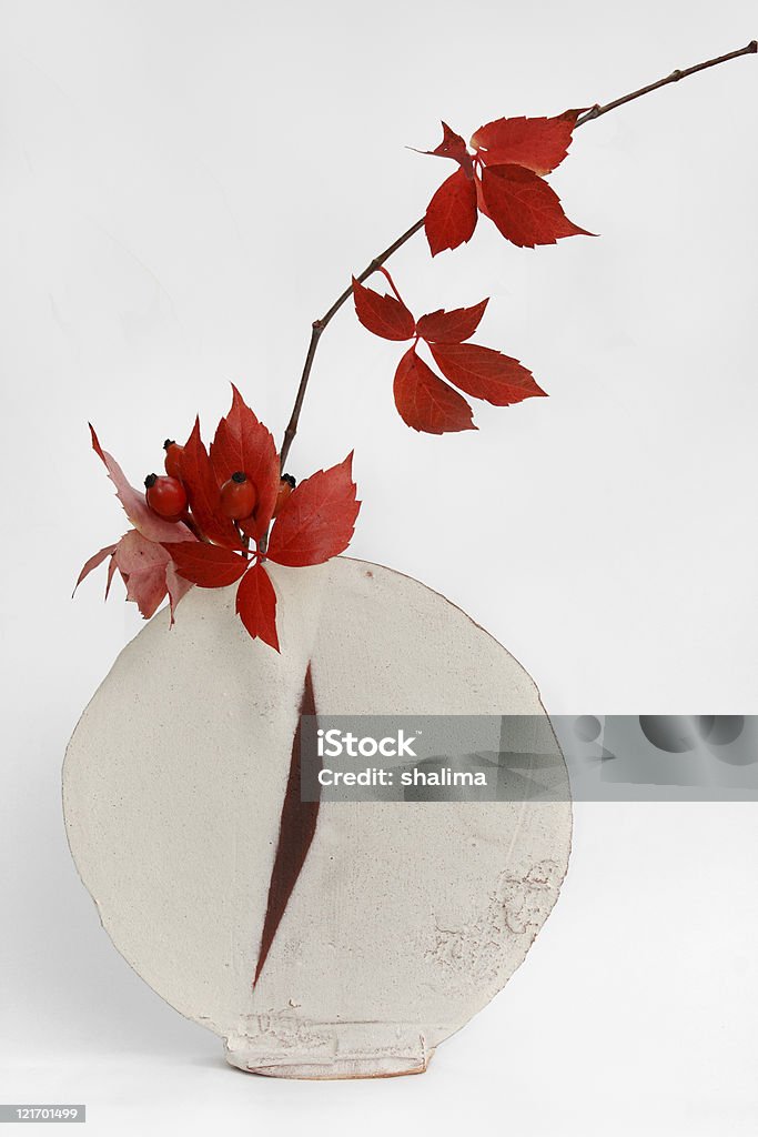 Outono de Ikebana - Foto de stock de Artigo de decoração royalty-free