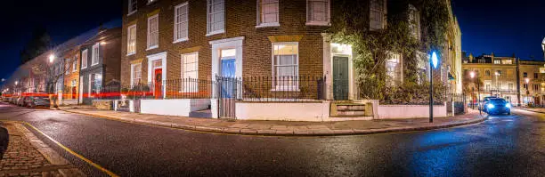 Photo of Notting Hill in the night, London, UK