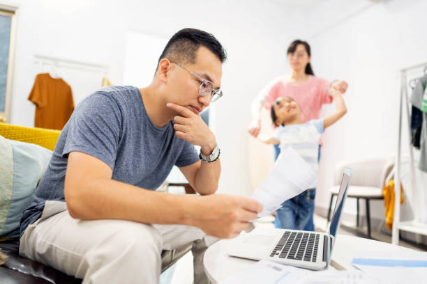 istock Stressful reality of working from home 1217018735