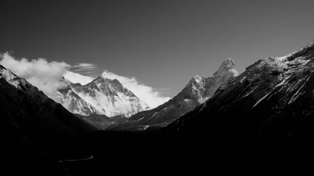 istock Himalayan mountains on the Mt. Everest Base Camp trek, Nepal 1217019933