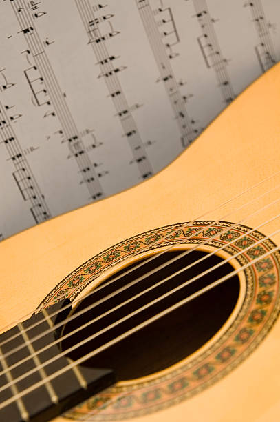 istock Close-up of a guitar 121702064