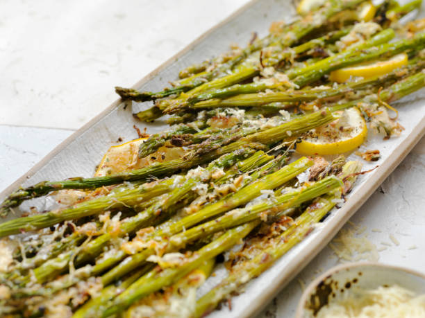 istock Lemon, Garlic and Parmesan Roasted Asparagus 1217021611