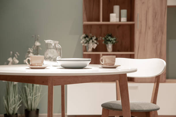 istock Modern kitchen interior in a store in a shopping center. 1217021957