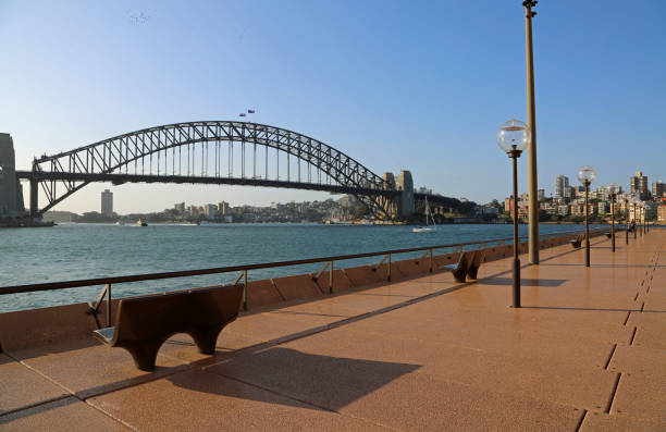 istock Harbor bridge from the promenade 1217031917