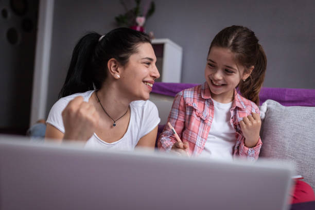istock Doing homework with a companion is always more fun 1217035381