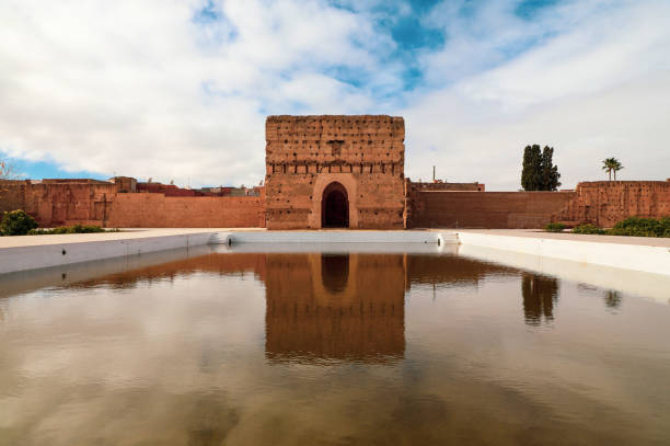 istock Reflection of the fort tower on courtyard pool 1217038054