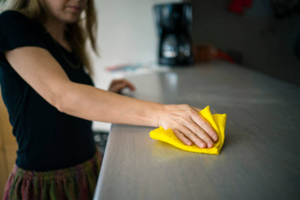 istock woman clean home 1217038677