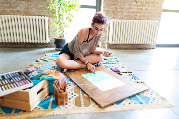 istock Translate your imagination to a paper 1217044091