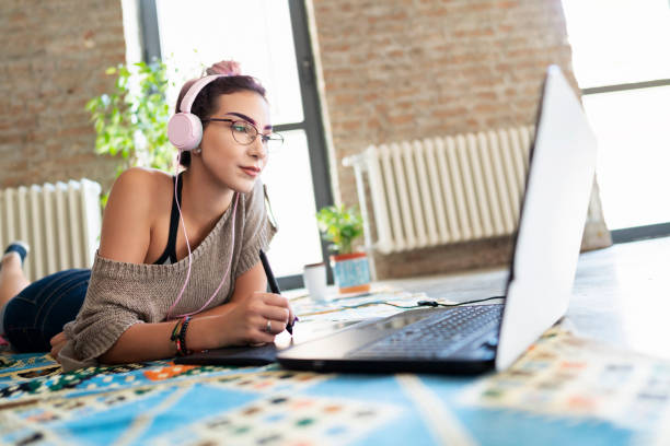 istock Stay home,but stay productive-work from home 1217044142