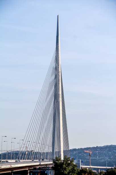 istock Night view of bridge in Belgrade 1217045228