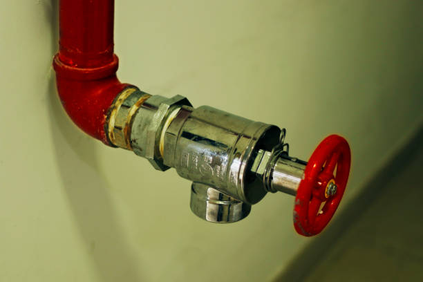 istock fire and safety equipment water dispensing valve 1217047615