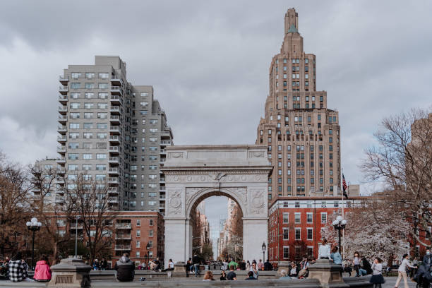 istock Washington Square Park New York during COVID-19 1217048453