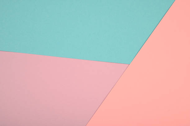 istock Abstract pastel colored paper texture minimalism background. Violet, peach and blue colors 1217049663