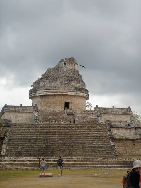 la ville maya de chichen itza, l’une des sept nouvelles merveilles du monde. yucatan state, mexique - new seven wonders of the world photos et images de collection
