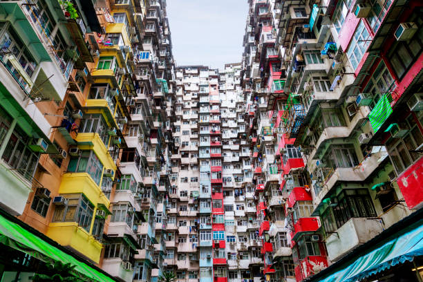 istock Poor and Densely Populated Housing Problem in Hong Kong 1217074149