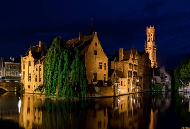 istock The Rozenhoedkaai – Bruges medieval old town 1217076148