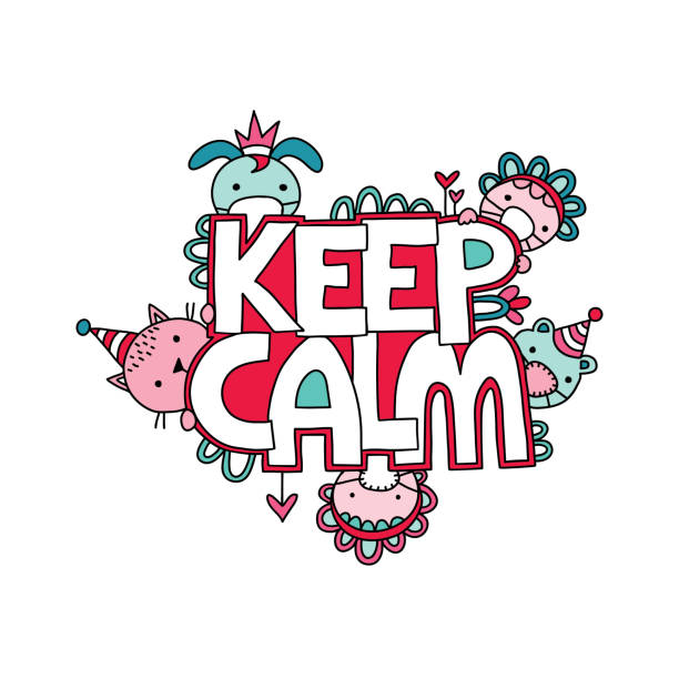 Keep Calm vector illustration vector art illustration