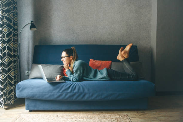 istock Girl working on laptop 1217076921