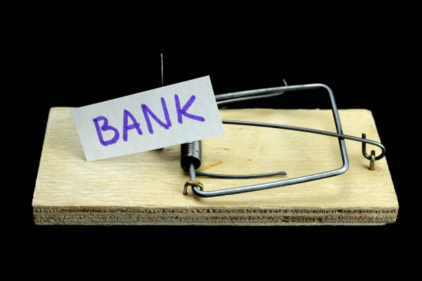 istock Concept Mousetrap with bait bank 1217092820