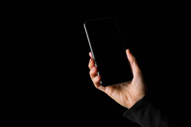 istock Person holding in hand mobile phone 1217094921