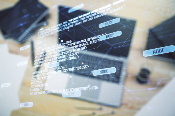 Computer Analysis Image Overlay 740+ Digital Overlay Texture Stock Photos, Pictures & Royalty-Free ...