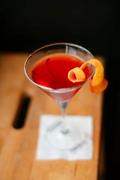 istock Cosmopolitan cocktail at bar 1217097292