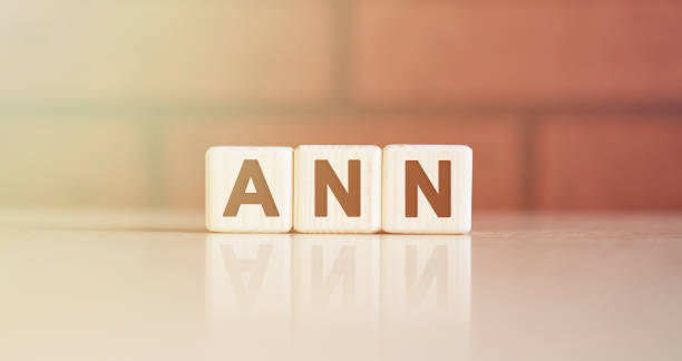 istock ANN - acronym concept. Text on wooden cubes with bright light 1217100162