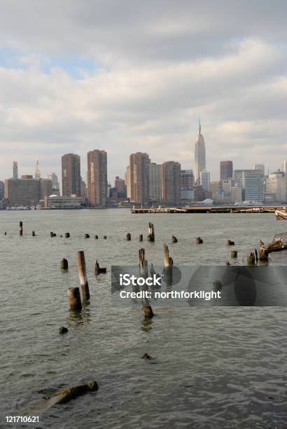 Wood Pilings Stock Photo - Download Image Now - Abandoned, Architecture, Brooklyn - New York
