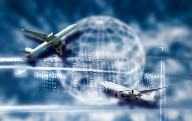 istock Air traffic and globalisation 1217107525