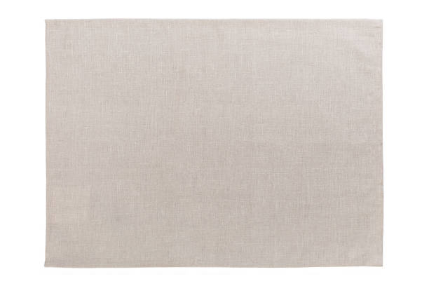 istock gray cloth napkin isolated on white background top view with copy space 1217107743
