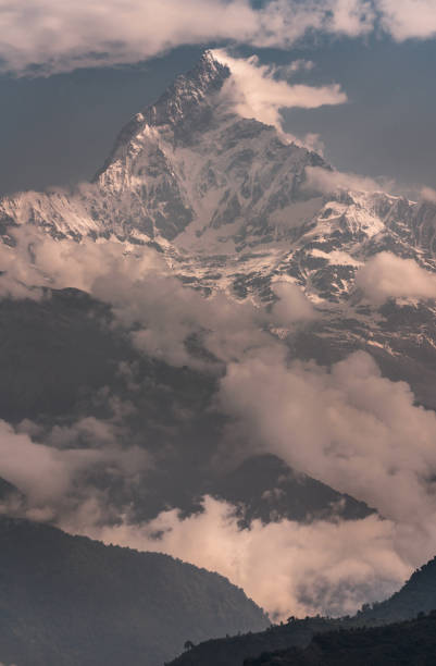 istock Machapuchare or Fishtail sacred summit in the Himalayas 1217110015