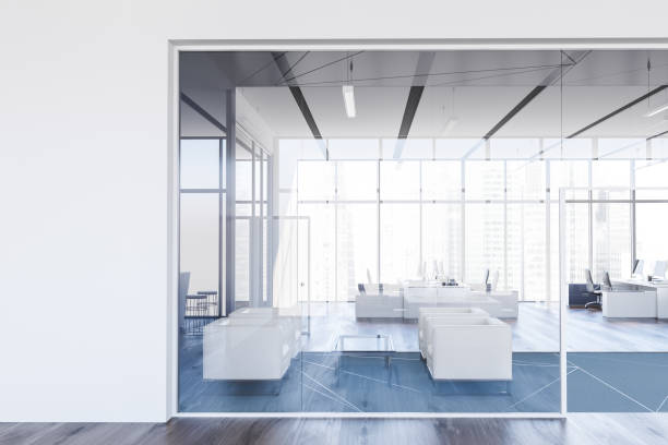 istock White waiting room interior with armchairs 1217113868