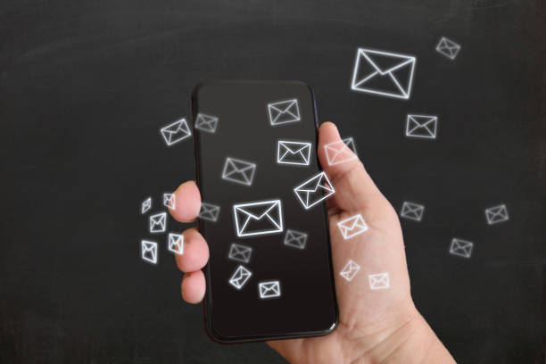istock Email marketing online message communication internet mobile phone 1217119207