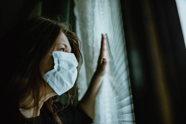 istock woman in isolation at home for virus outbreak 1217122857