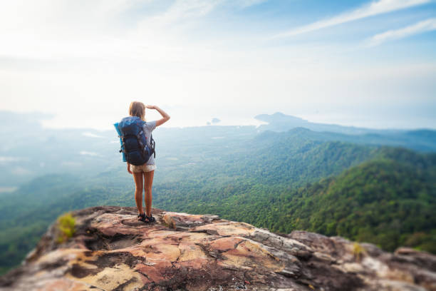istock Young woman hiker 1217123484