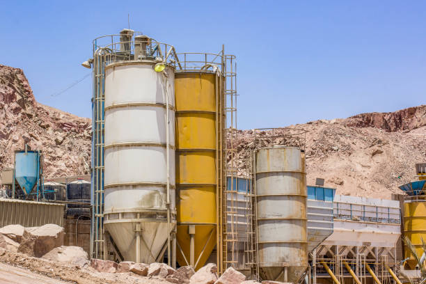 istock desert mine quarry factory abandoned industrial object pollution global warming and climate changes concept outdoor photography in Middle East region 1217131722