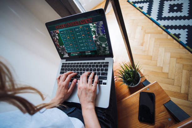 istock Cropped shot of female hands using laptop typing on keyboard 1217133056