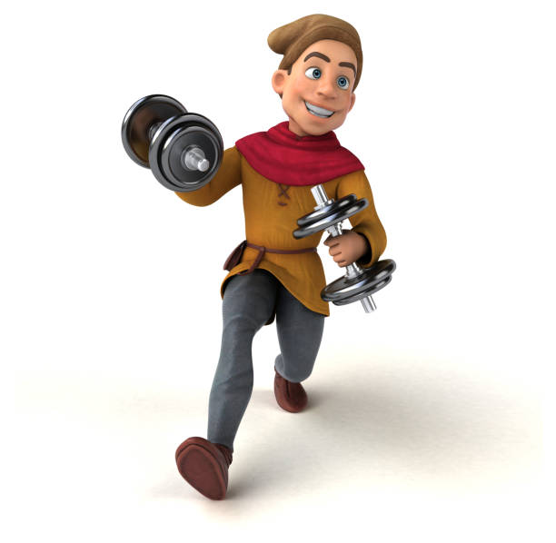 istock 3D Illustration of a medieval historical character 1217138651