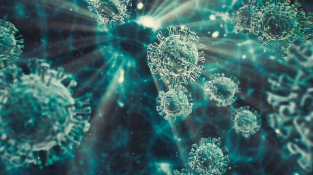 istock Abstract Coronavirus COVID-19 or various virus backgrounds 1217139569