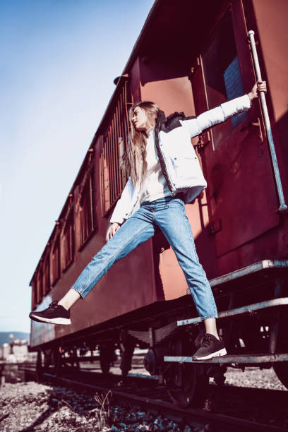 istock Ready To Jump Off The Train 1217144176