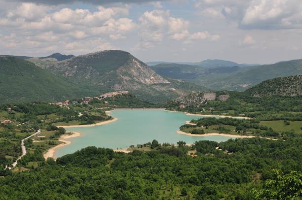 istock Castel San Vincenzo, Isernia, Molise. The lake. 1217144319