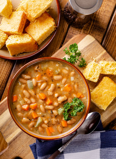 istock Bowl of Tasty Bean Soup 1217147399
