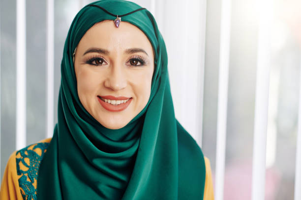 istock Young smiling muslim woman 1217148616