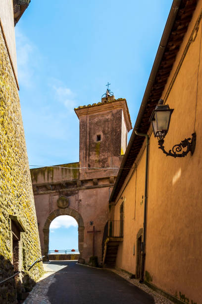 istock Bomarzo, Italy summer street view 1217149608