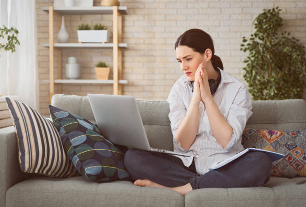 istock Woman working on a laptop. 1217150733