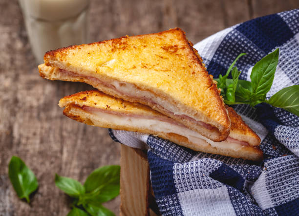 istock Sandwiches with cheese and ham 1217153195