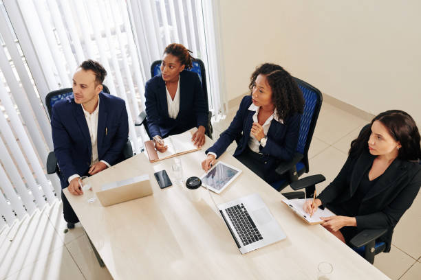 istock Entrepreneurs attending business training 1217160373