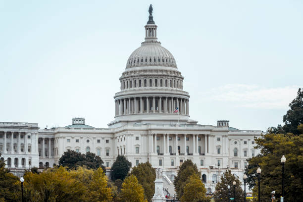 US Capitol The West Facade of the U.S. Capitol Building in Washington, DC. united states senate committee on health education labor and pensions stock pictures, royalty-free photos & images